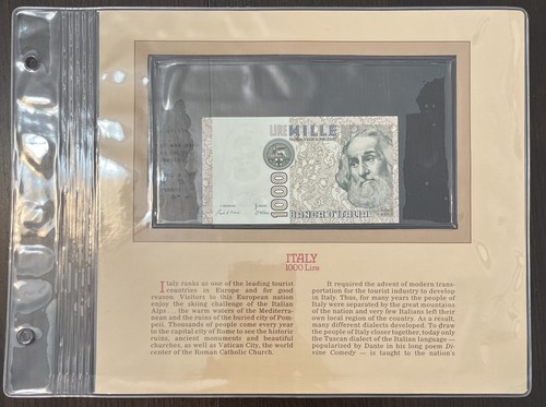 Most treasured banknotes - most, italy