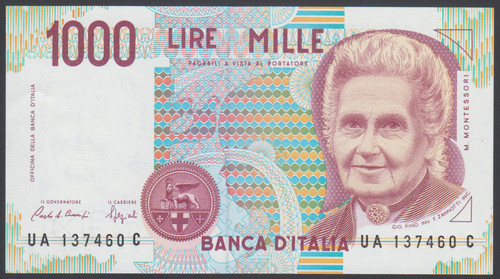 Italy 1000 lire 1990 - italy,