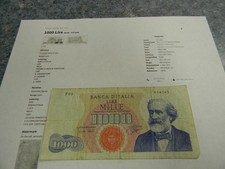 1962 Italy 1000  Lire 