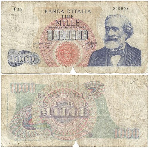 1963 italy veteran 1000 lire - 1963,