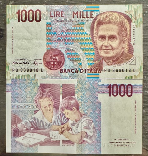 Italy 1000 lire 1990 - italy,