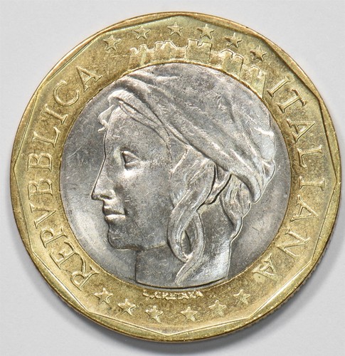 Italy 1997 bimetallic 1000 - 1997-r,
