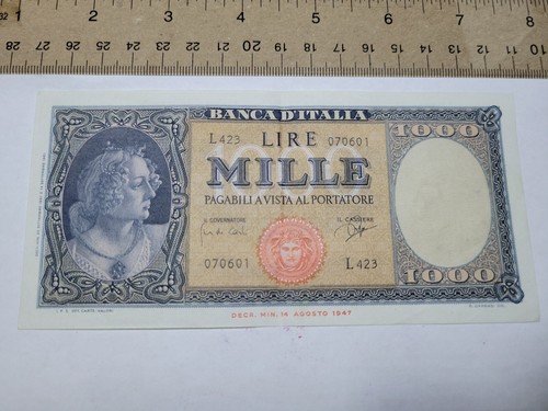 Italy 1000 lire 1961 - 🇮🇹,