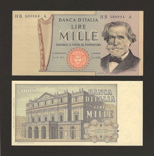 Italy 1000 lire 1971 - lire, 1971,