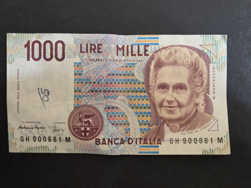Italy 1000 lire banca - italy,