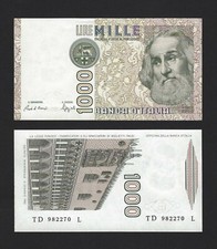 ITALY 1000 Lire 1982, Banca