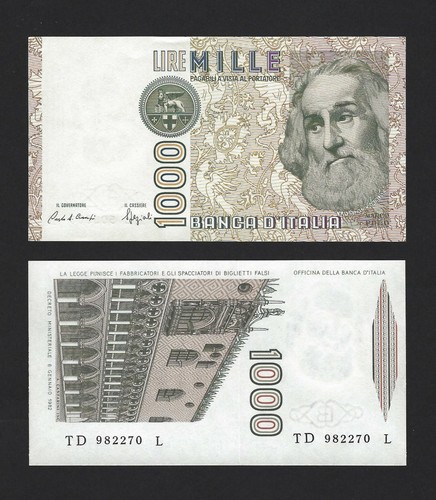 Italy 1000 lire - italy, 1982,
