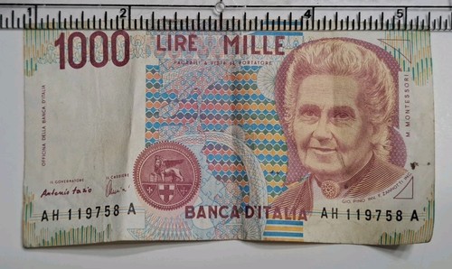 1000 lire millle - millle, bill