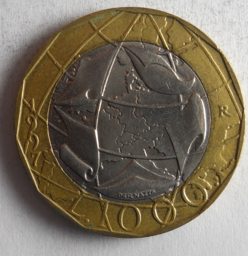 1997 italy 1000 lire - 1000,