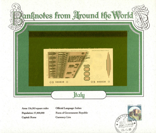 World banknotes italy 1000 - world,