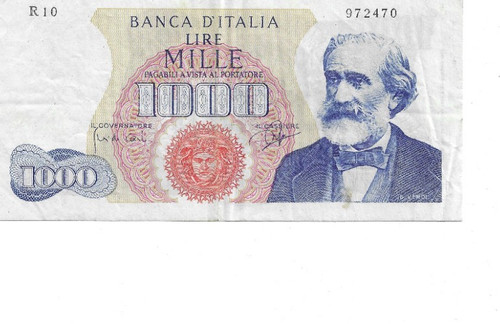 Italy 1000 lire 1962 - italy, banknote