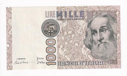 Italy 1000 lire 109a - lire,, kr