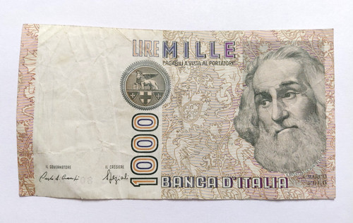 1982 italy 1000 lire - italy,