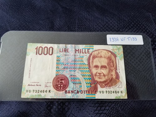 Italy 1000 lire 1998 very - italy, fine