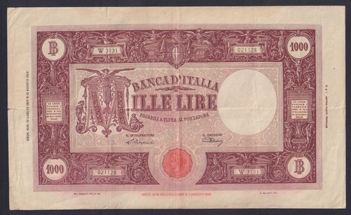 Italy 1000 lire - italy, grande