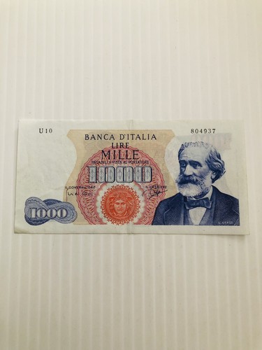 Italy 1000 lire 1962 - lire,