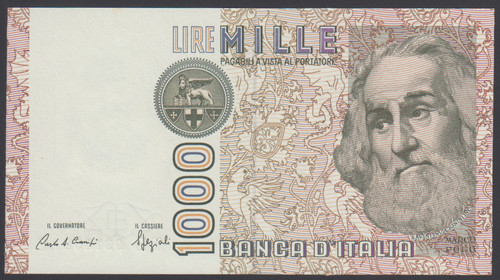 Italy 1000 lire - italy,