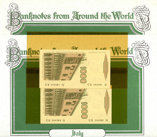 World banknotes italy 1000 - world,