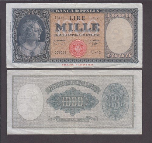 Italy 000 1000 lire - p., 1.000