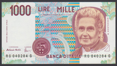 Italy 1000 lire 1990 - italy,