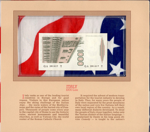 Most treasured banknotes italy - treasured,