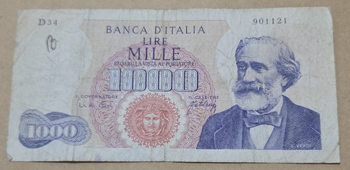 Italy 1000 lire - italy,