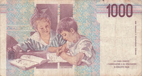Italy 1000 lire - italy,