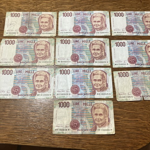 1000 lire millle - 1000,