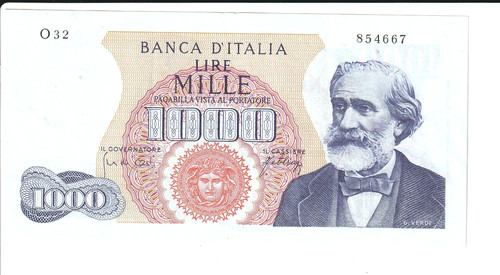 Italy giuseppe verdi 1000 - italy,