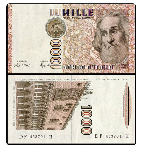 Italy 1000 lire 1982 109 - italy, p