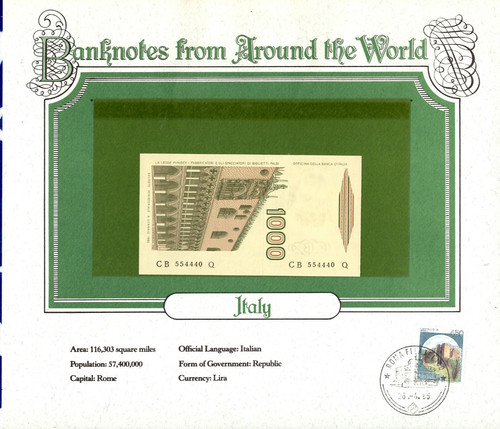 World banknotes italy 1000 - italy,