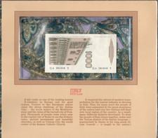 Most Treasured Banknotes Italy