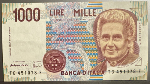 Italy 1000 lire 1990 - italy, banknote