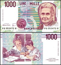 Italy 1000 Lire, 1990, P-114c