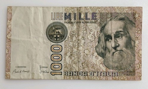1982 italy 1000 - italy, lire