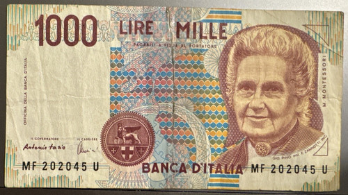 Italy 1000 lire 1990 - italy, banknote