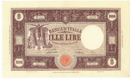 1000 lire barbetti grande - barbetti,