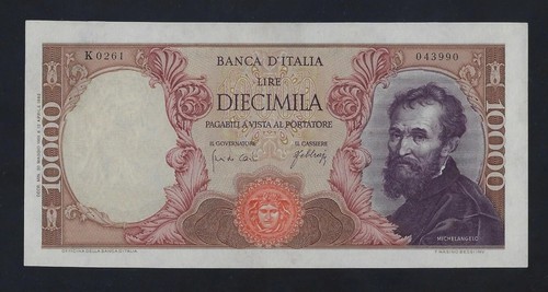 Italy 10000 lire 1966 97 - italy,
